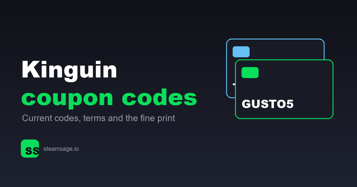 Kinguin discount codes: the current code and how to actually save with it